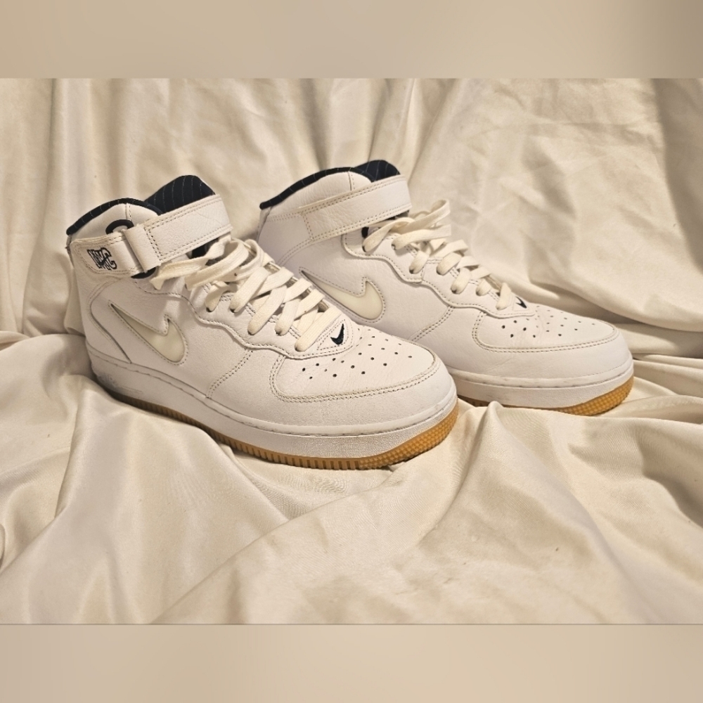 Nike Air Force 1 Mid QS Jewel NYC White Navy